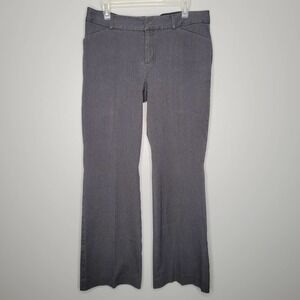 Vintage GAP gray dress pants women's size 12 modern fit flare career‎ trousers